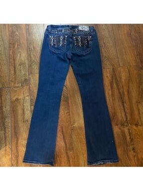 Gorgeous Miss Me Midrise Easy Embellished Back-Pocket Jeans With 33” Inseam